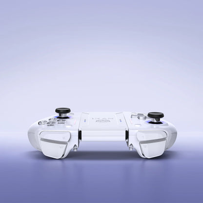 Joystick Wireless Gaming Controller White Gamepad with RGB Lights