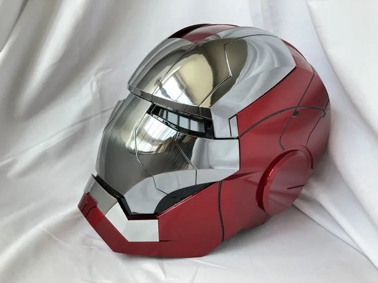 Mk5 Iron Man Helmet Cosplay Voice Control Eyes with Light Model Toys