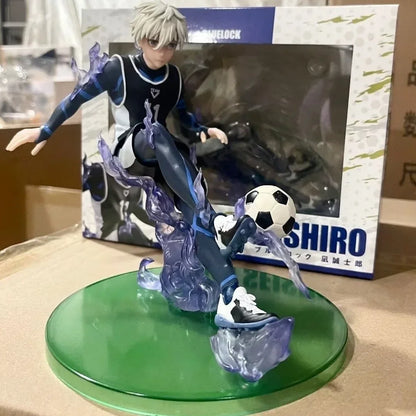 Blue Lock Figures Nagi Seishiro Anime Figure Football Action Figurine Pvc Model