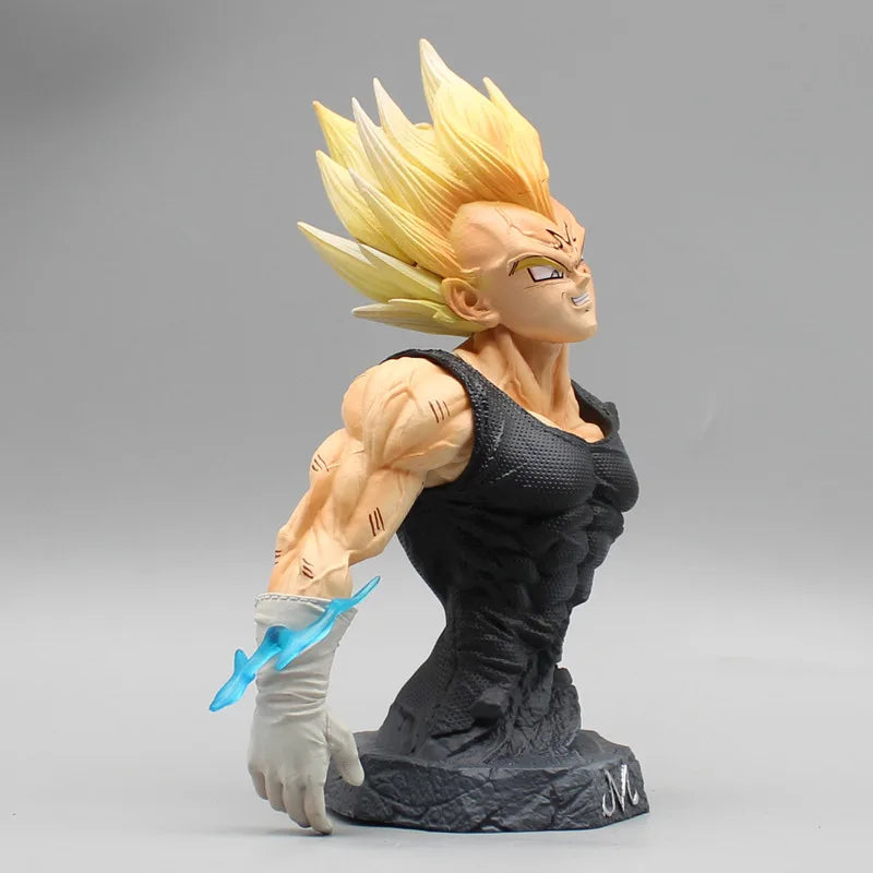 16.5cm Dragon Ball Demonize Vegeta Bust Anime Action Figures