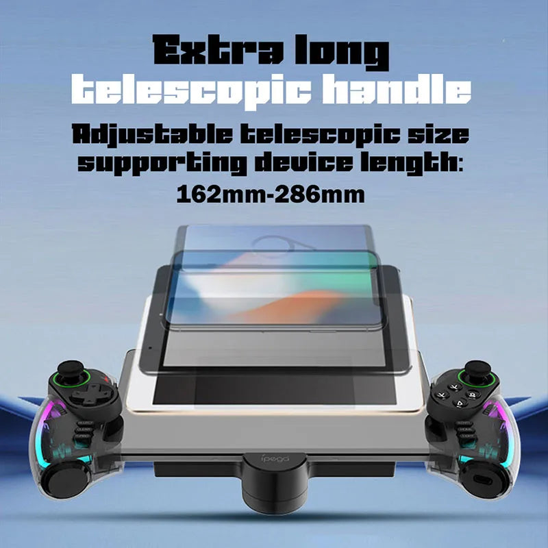 Gamepad For Switch With RGB Light Linear Vibration Stretchable Gaming Controller