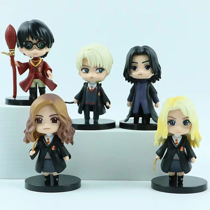 10Pcs/Set Harry Potters Figures Anime Q Version PVC Doll Toys