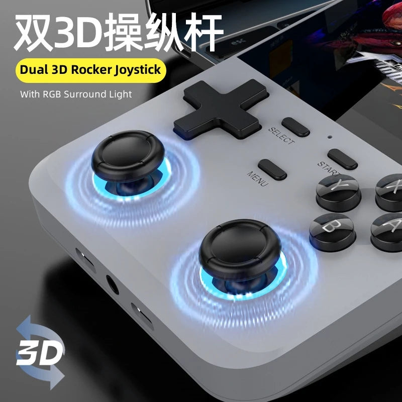 3.5 Inch IPS Screen Handheld Game Players Dual Joystick 10000+ Game