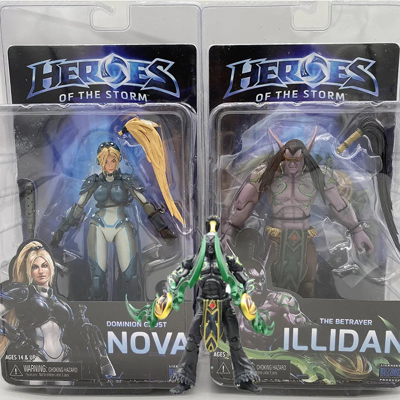 WOW Demon Hunter Illidan Heroes Of The Storm Sylvanas Nova Tyrael Arthas Illidan PVC Action Figure