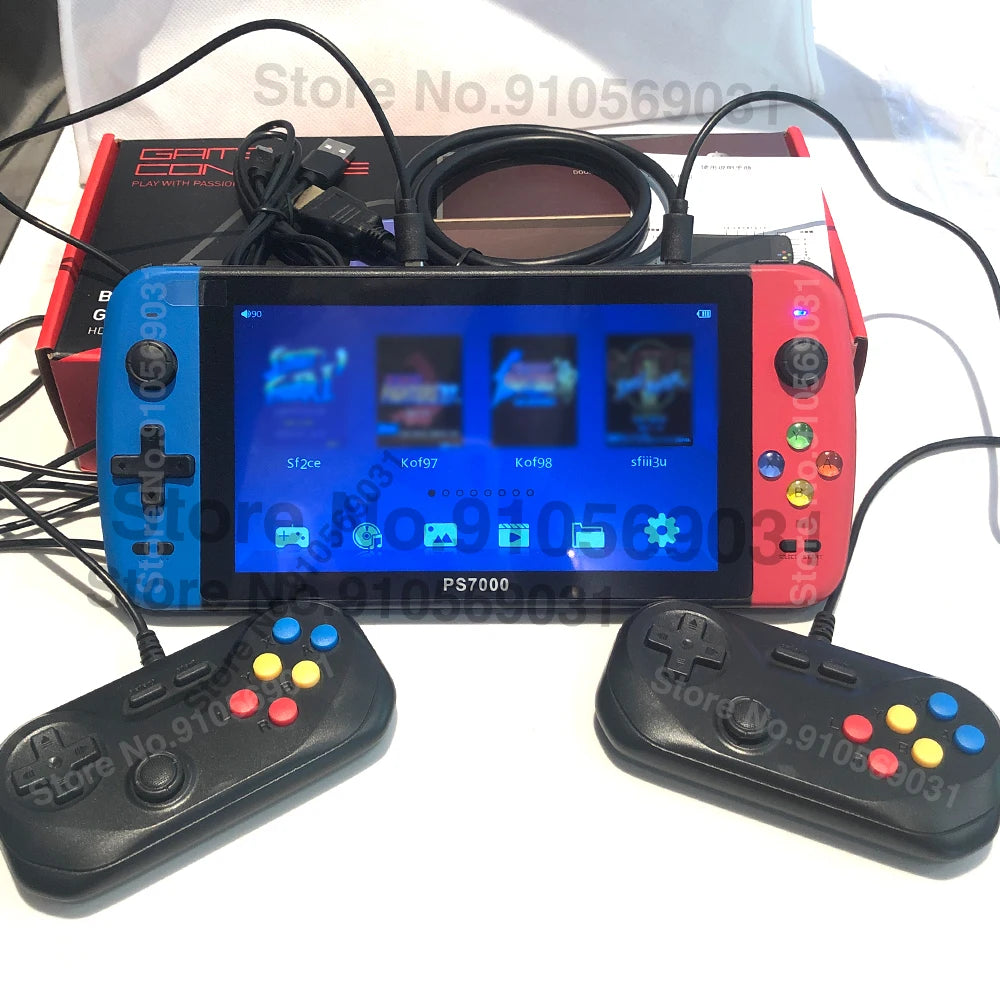 128 Bit Handheld game console Big Screen HD out LCD Screen Games Retro Console