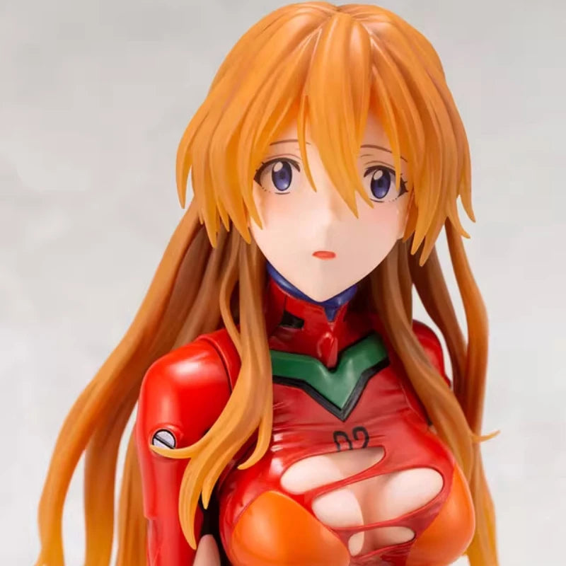 18cm Asuka Langley Soryu Anime Action Figure Statue