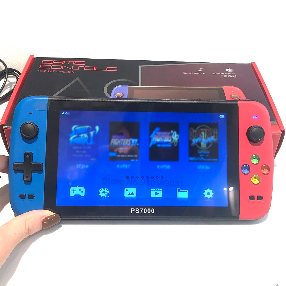 128 Bit Handheld game console Big Screen HD out LCD Screen Games Retro Console