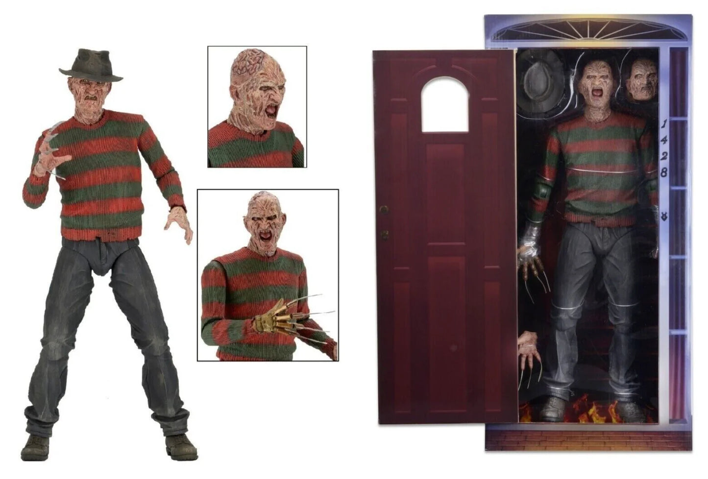 45cm NECA Nightmare on Elm Street Freddy Freddy Vengeance 1/4 Figures