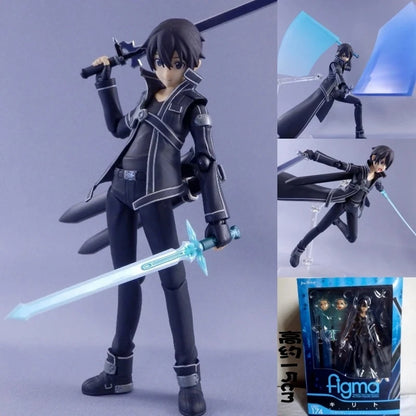 Anime Figure Sword Art Online Kirigaya Kazuto Yuuki Asuna Action Figures