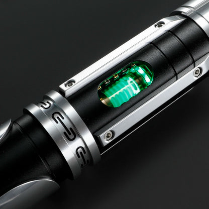 DamienSaber Force Heavy Dueling Light Saber Bluetooth Sensitive Smooth Swing Infinite Color Changing with 34 Sound Fonts
