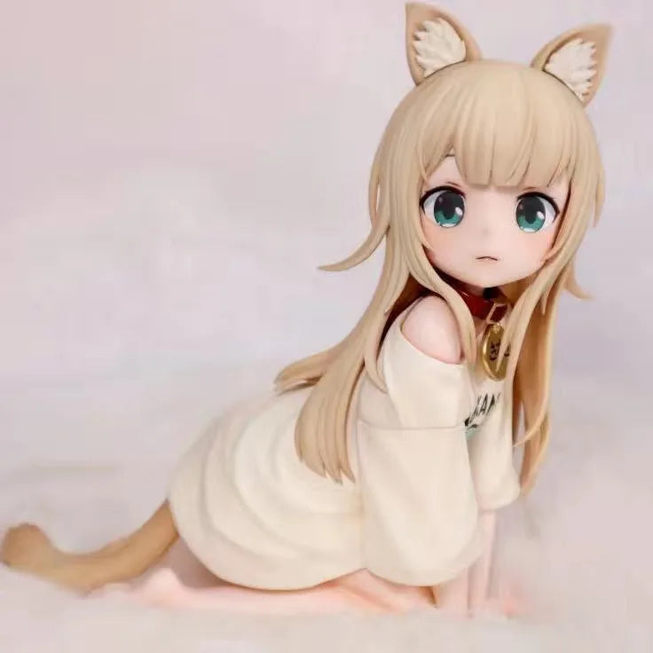 12CM Anime peripheral figures My cat is a lovely girl cat