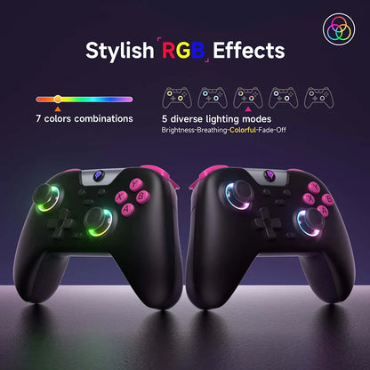 Gamepad Bluetooth Gaming Controller Compatible with PC/Phone/Switch/Steam