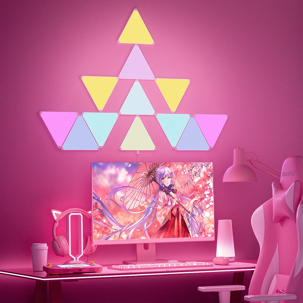 Smart RGB Triangle Panel LightAPP LED AtmosphereLamp