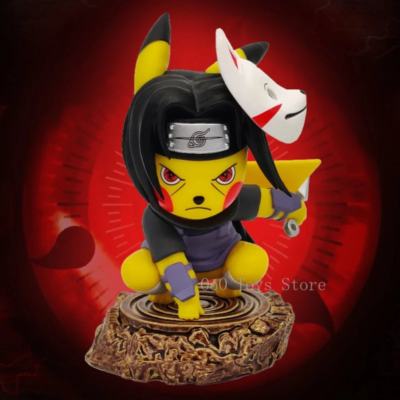 Anime Figure Itachi Cosplay Pikachu