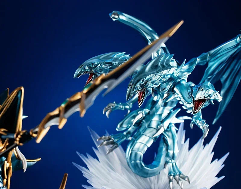 Original Megahouse Monster Chronicles Yu-Gi-Oh Monster Duel Black Paladin Dark Fear Blue Eyes Ultimate Dragon Animation Model