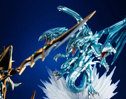 Original Megahouse Monster Chronicles Yu-Gi-Oh Monster Duel Black Paladin Dark Fear Blue Eyes Ultimate Dragon Animation Model