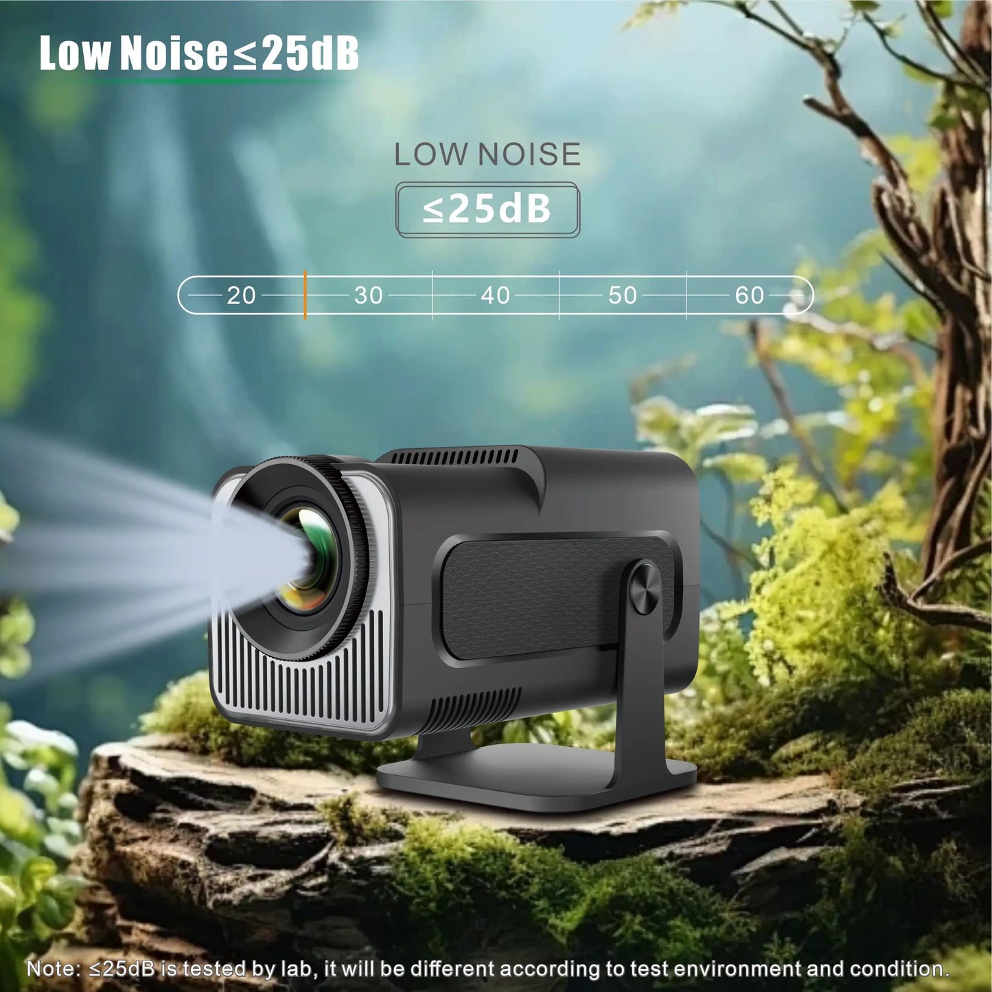 Smart Projector HY320 MINI support Dual wifi6 Allwinner H713 BT5.0 With Android 11.0 Flexible Home Cinema With 200 Lumens