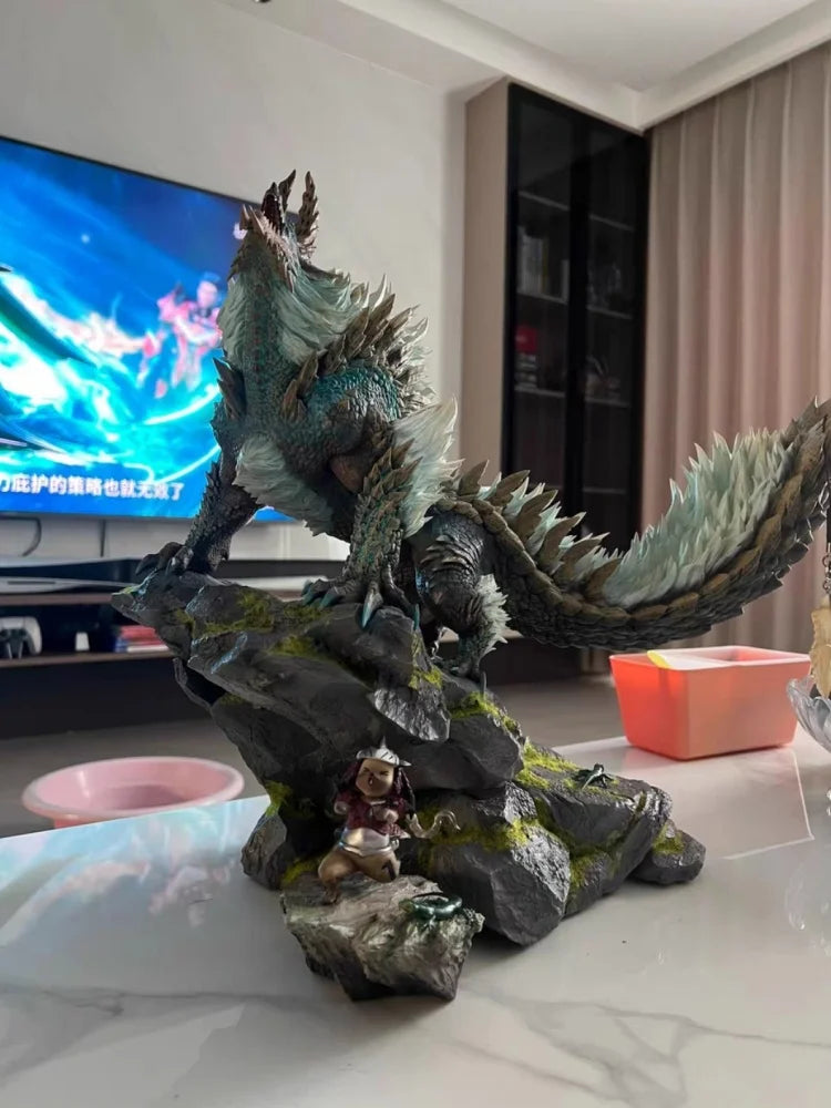 Monsterhunter Thunder Wolf Dragon Figure GK  Model Luminous Figures