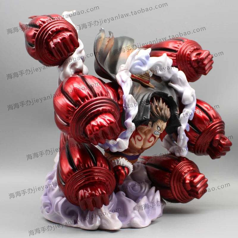 Anime One Piece Gear 4 Figure Gk Luffy Statue Monkey King Crow Cannon Luffy