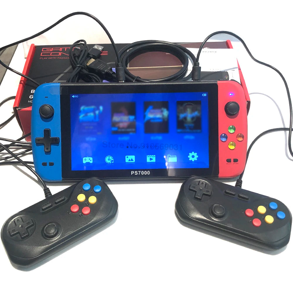 128 Bit Handheld game console Big Screen HD out LCD Screen Games Retro Console