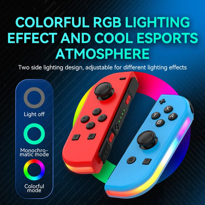 Wireless Game console Controller NS host left and right with RGB Small handle