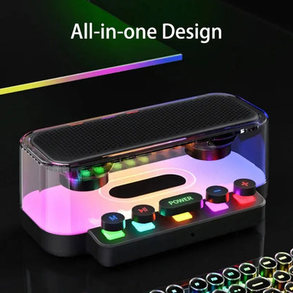 Wireless Bluetooth Speaker with HiFi Stereo Sound with Colorful Lights