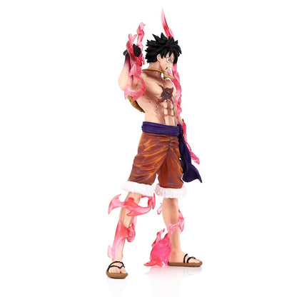 One Piece Luffy Anime Figure Toys Monkey D Luffy Flowing Cherry