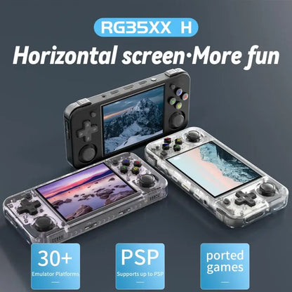 Handheld Game Console Linux 3.5 inch IPS Screen H700 Retro Video Games+64G TF Card