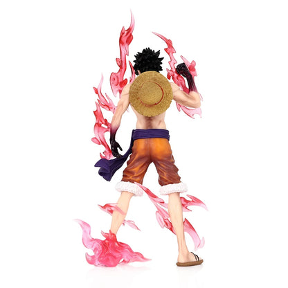 One Piece Luffy Anime Figure Toys Monkey D Luffy Flowing Cherry