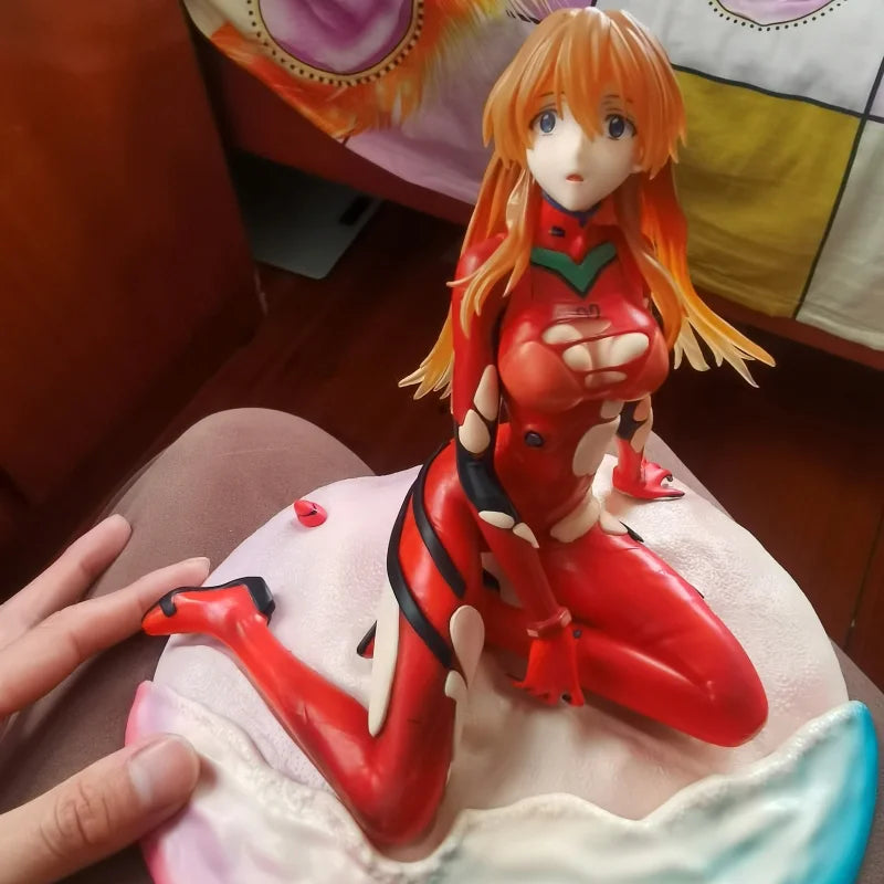 18cm Asuka Langley Soryu Anime Action Figure Statue