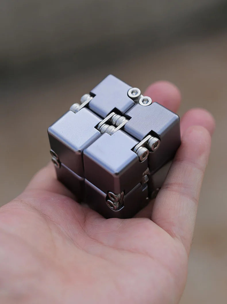 Metal Infinite Magic Cube Disassembled Assembled  Decompression Toy