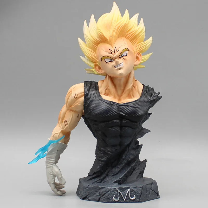 16.5cm Dragon Ball Demonize Vegeta Bust Anime Action Figures