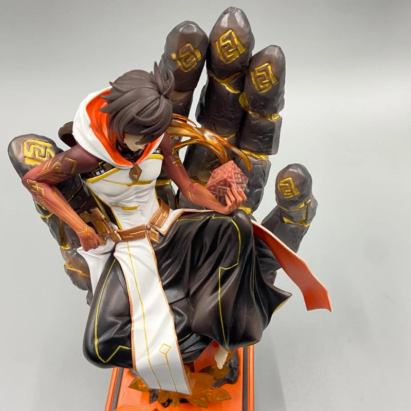 Genshin Impact Figure Zhongli 26cm PVC Model Action Figurine