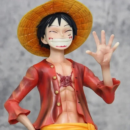 42.5cm Straw Hat Monkey D. Luffy Gk Large 1/4 Big Smiley Anime Figures