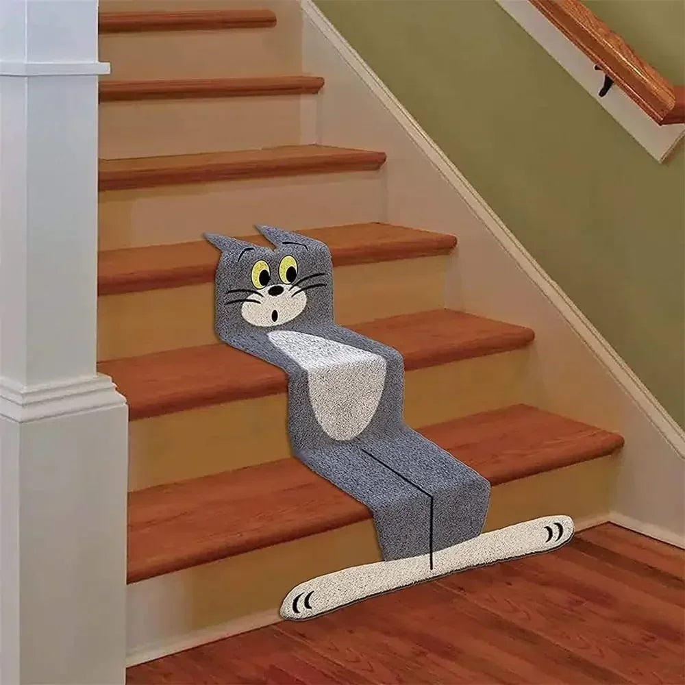 Cartoon Cat Carpet Stair Carpet Funny Cute Bedside Bedroom Coffee Table