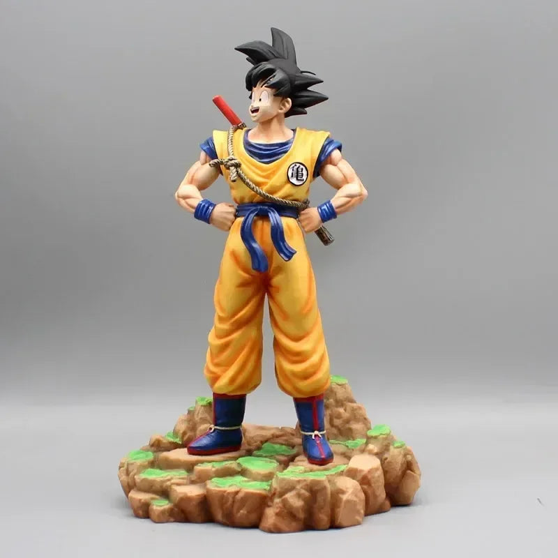 31CM Anime Dragon Ball Dream Sun Goku Figures Somersault Cloud Super Saiyan