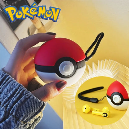 Pokemon Pikachu Earphones Wireless Bluetooth 5.0 Razer Sport Noise Reduction Headphones Touch Control Microphone Universal Gifts