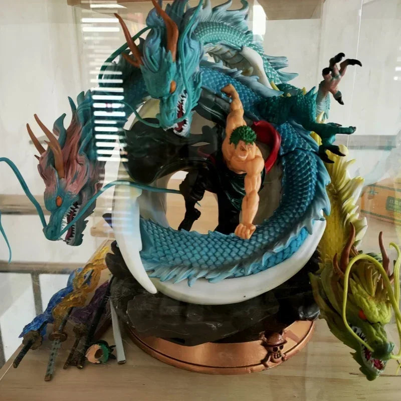 35-50cm One Piece Pirate King Handmade Gk Sauron 3000 World Model Anime Figures