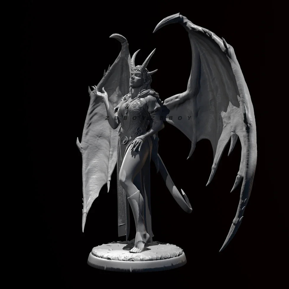 Resin model kits figure beauty colorless and self-assembled 3D Printing