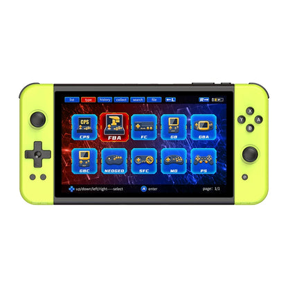 Handheld Game Console 7 Inch Video Game Players Supports 2 USB Controllers