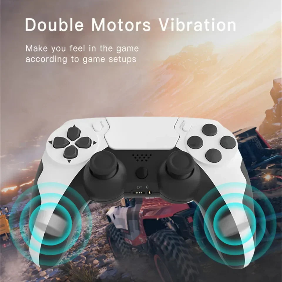 Gaming Controller Bluetooth Gamepad Double Vibration 6 Axis Joypad