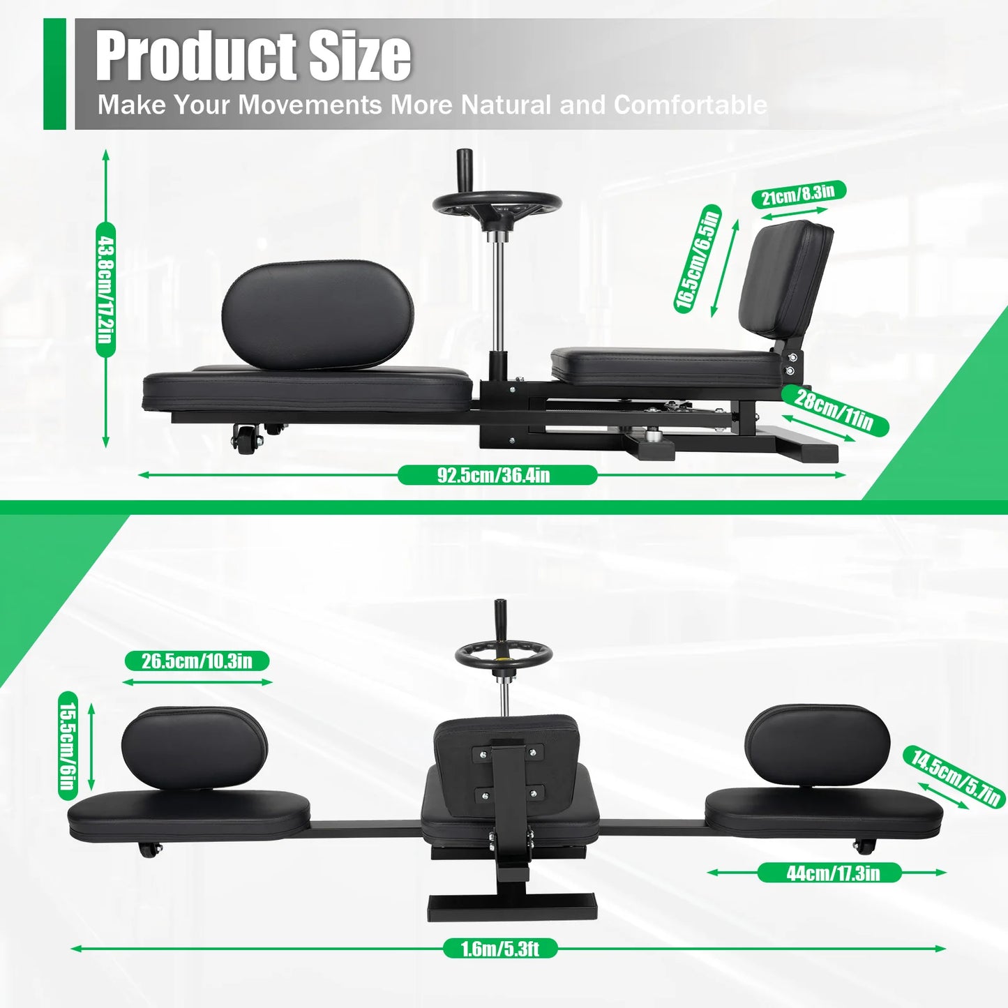 Leg Back Stretcher Splits Stretching And Fitness Coach Home Training Equipment With Joint Protection Pads Capacity 100kg