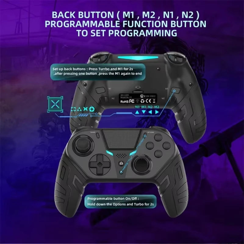 Wireless Bluetooth Playstation 4 Gaming Controller For Ps4 Ps3 P