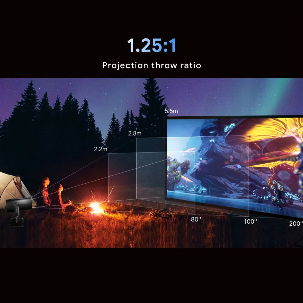 Mini Projector 1080P Home Theater 4K Video Projector