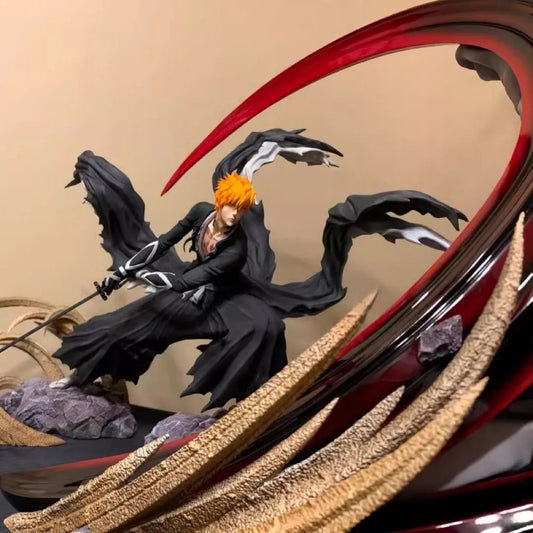 35cm Lchigo Kurosaki Figure Getsuga Tensho Ichigo Special Effects Figure With Light