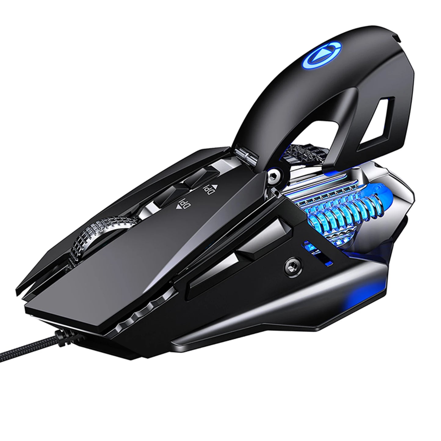 Wired Macro Programming Gaming Mouse Water-cooled light