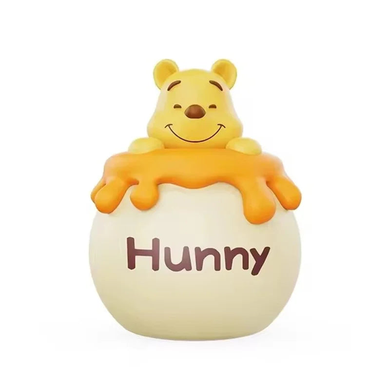 Cute Winnie The Pooh Night Light Silicone Material Soft Light