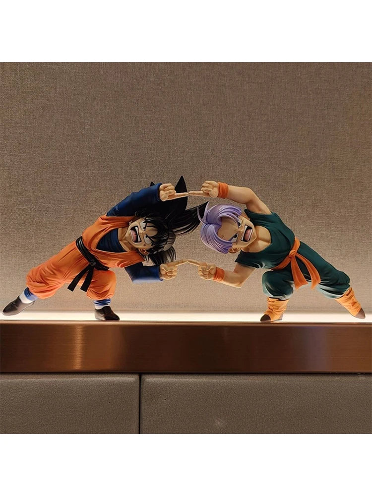 Anime Dragon Ball Z Son Goten Figure Gotenks Trunks Combined Body Action Figures 10cm PVC Statue Collection Model Toys Gifts