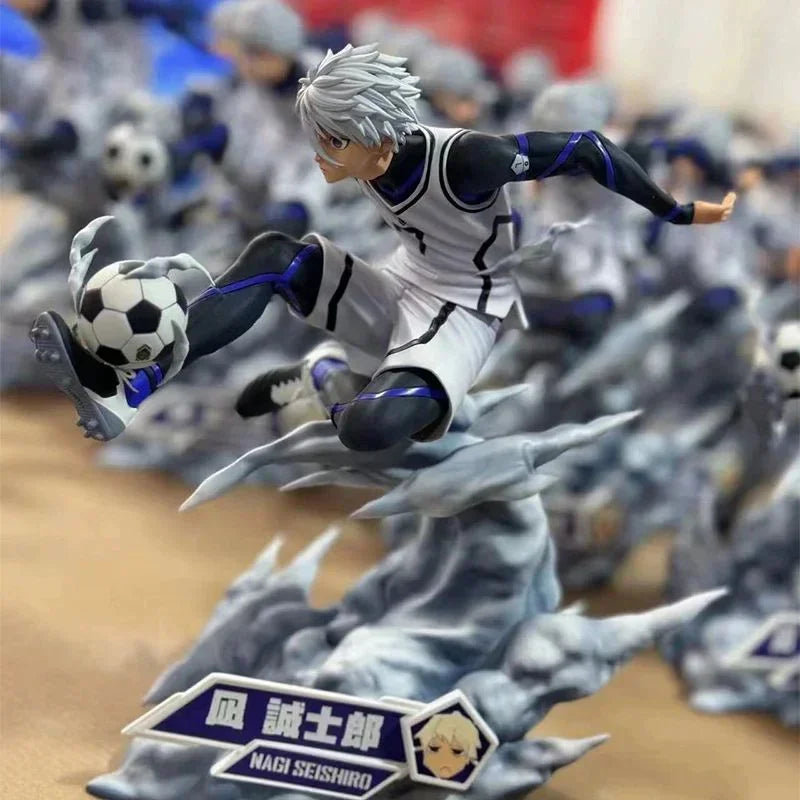 Blue Lock Figures Nagi Seishiro Anime Figure Football Action Figurine Pvc Model