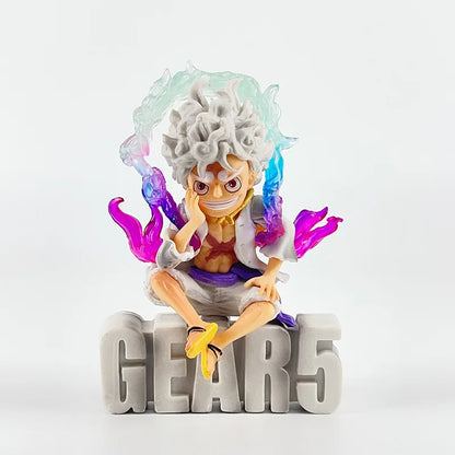 9cm Mini One Piece Luffy Gear 5 Action Figure